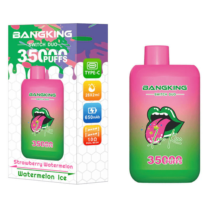 Bang King Switch Duo 35000 Strawberry Watermelon & Watermelon Ice