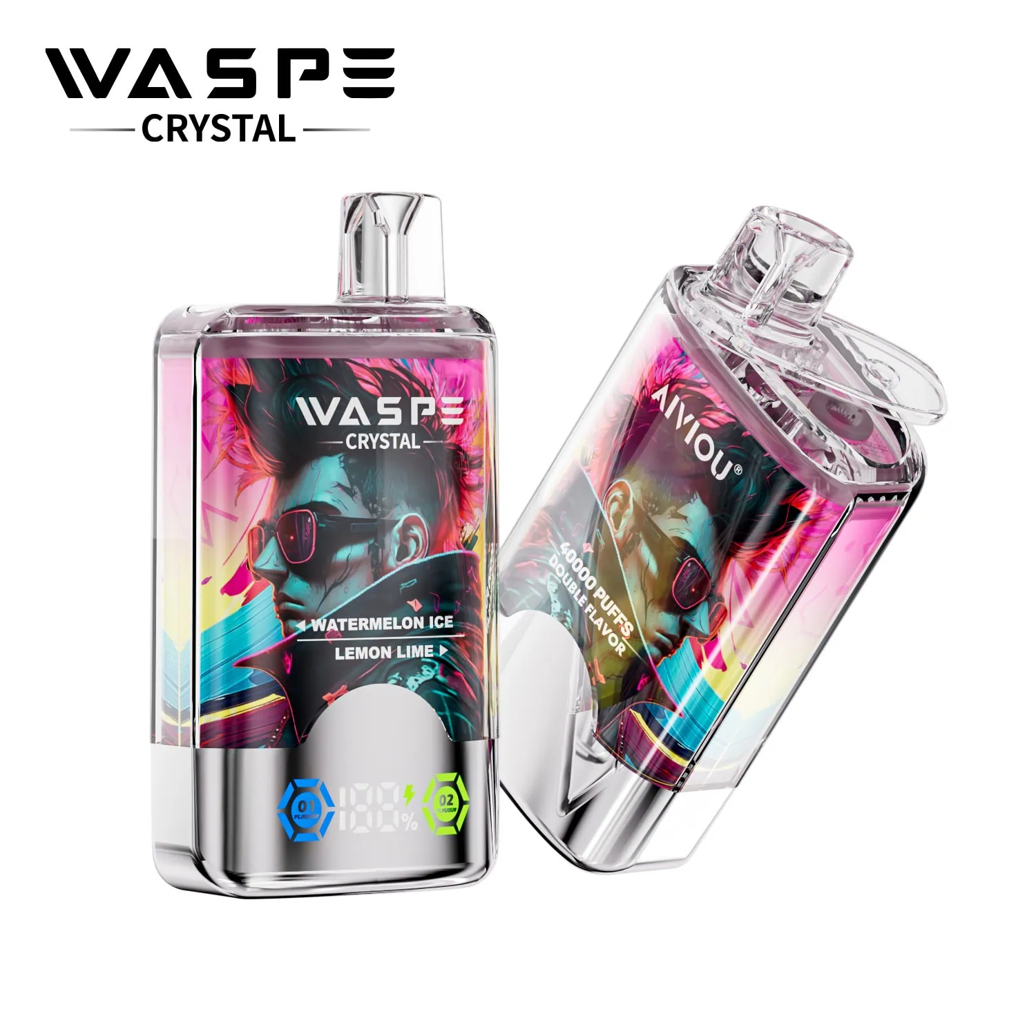 WASPE Crystal 40000 Watermelon Ice & Lemon Lime