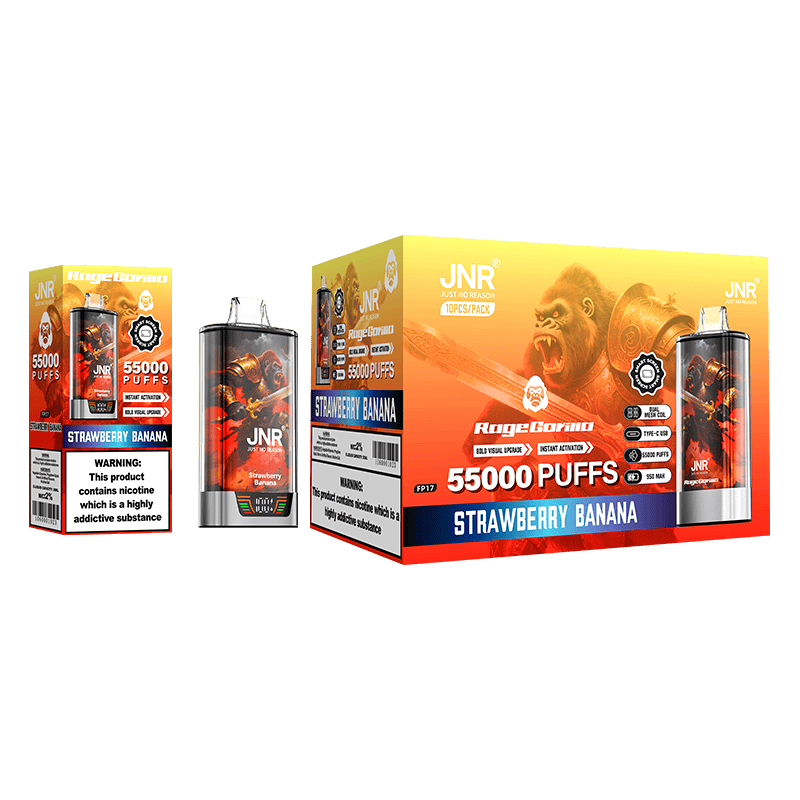 JNR Rage Gorilla 55000 Strawberry Banana - Image 2