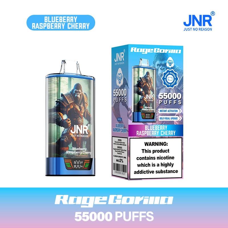 JNR Rage Gorilla 55000 Blueberry Raspberry Cherry