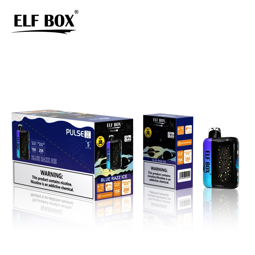 ELF BOX Pulse X 25000 Blue Razz Ice - Imagen 2
