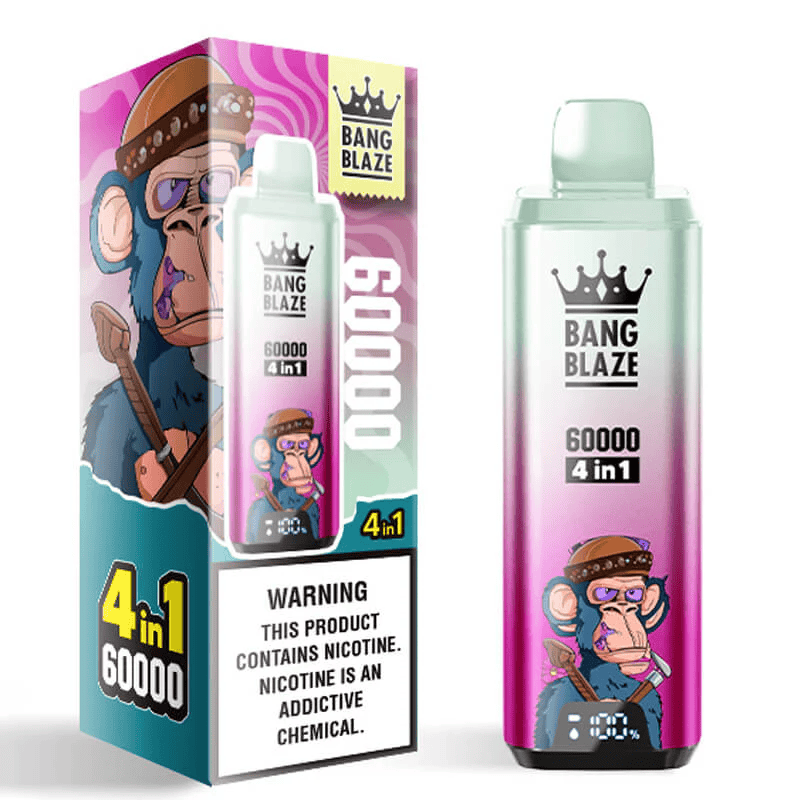 Bang Blaze 60000 Strawberry Watermelon & Black Ice & Thirteen Melon & Cranberry Grape - Image 2