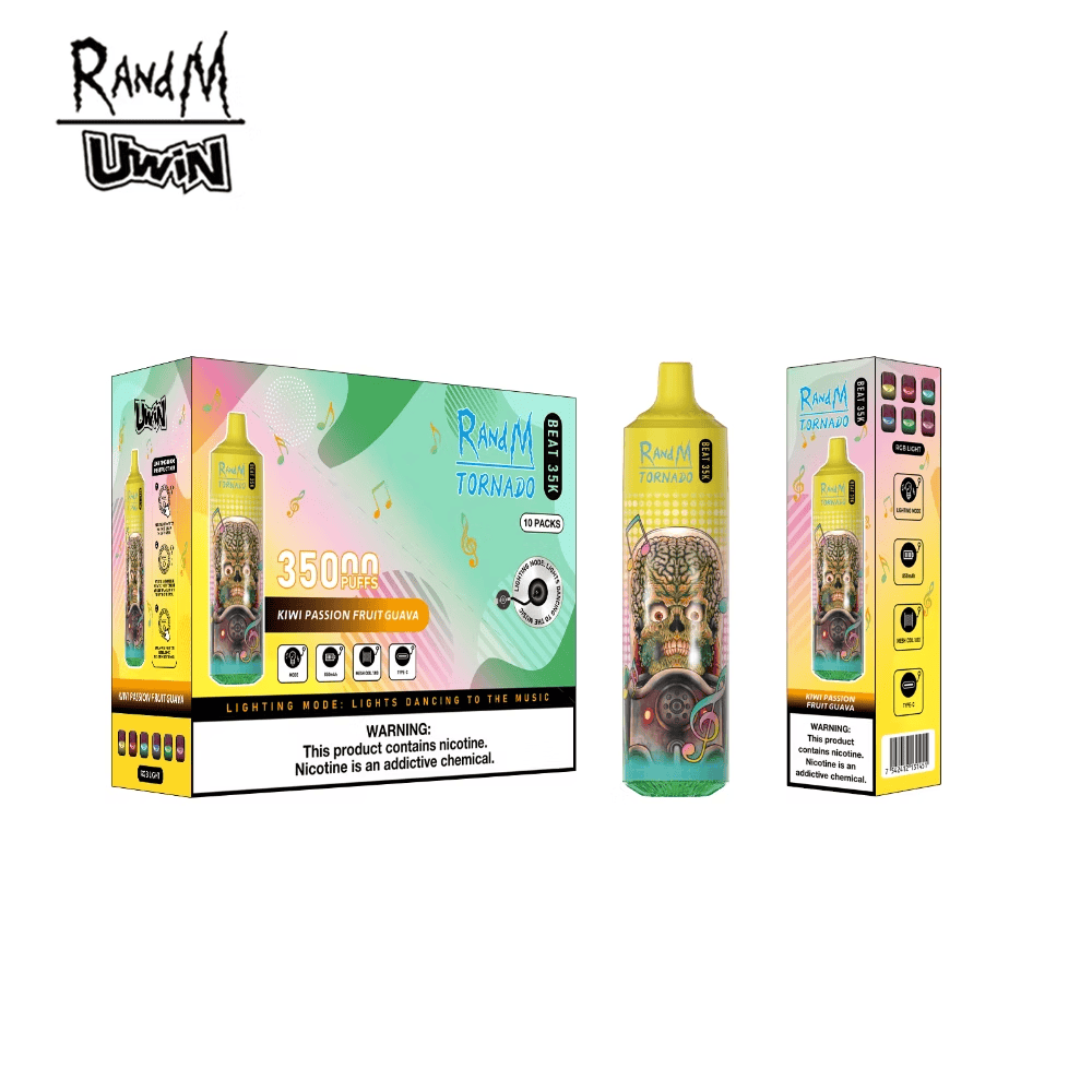 Uwin RandM Tornado Beat 35K Kiwi Passion Fruit Guava - Image 3