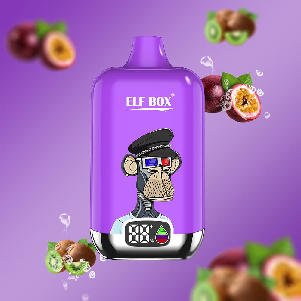 ELF BOX Digital 12000 Kiwi Passion Fruit