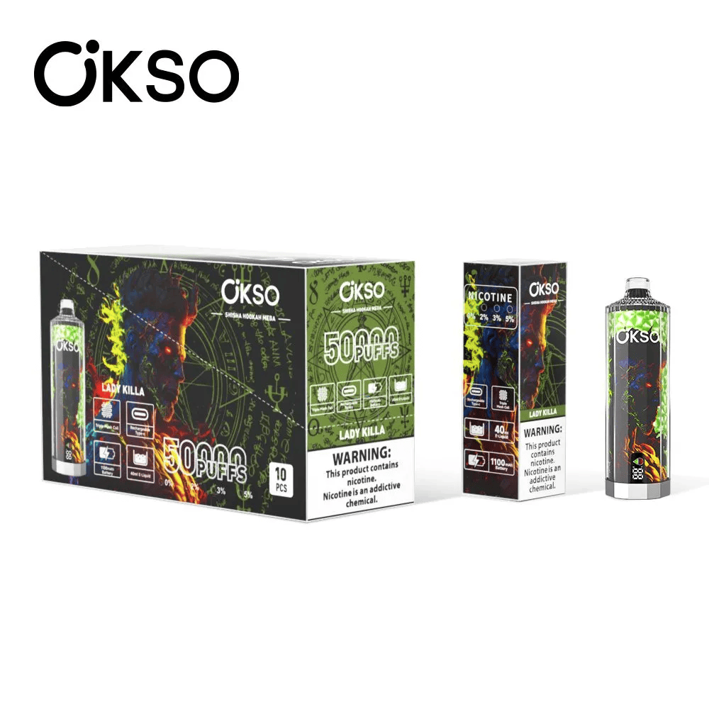 OKSO Shisha Hookah Mega 50000 Lady Killa - Image 2