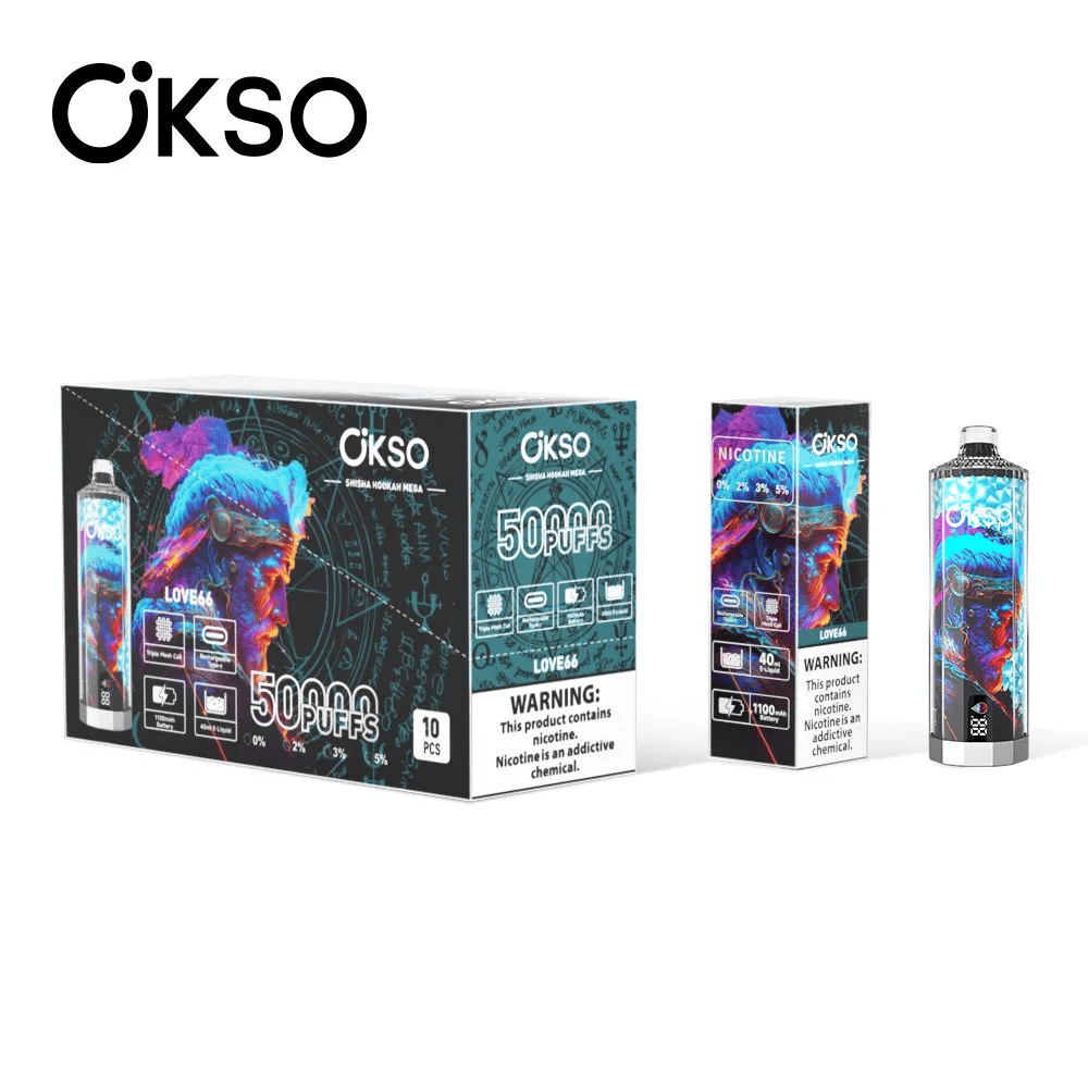 OKSO Shisha Hookah Mega 50000 Love 66 - Image 2