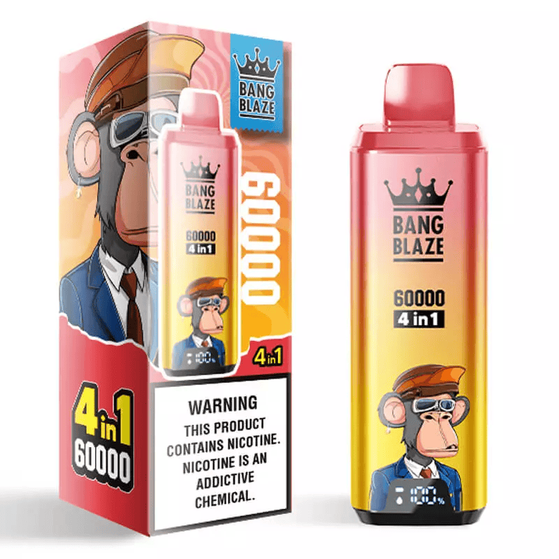 Bang Blaze 60000 Blueberry Ice & Peach Mango Watermelon & Passion Kiss & Melon Apple - Image 2