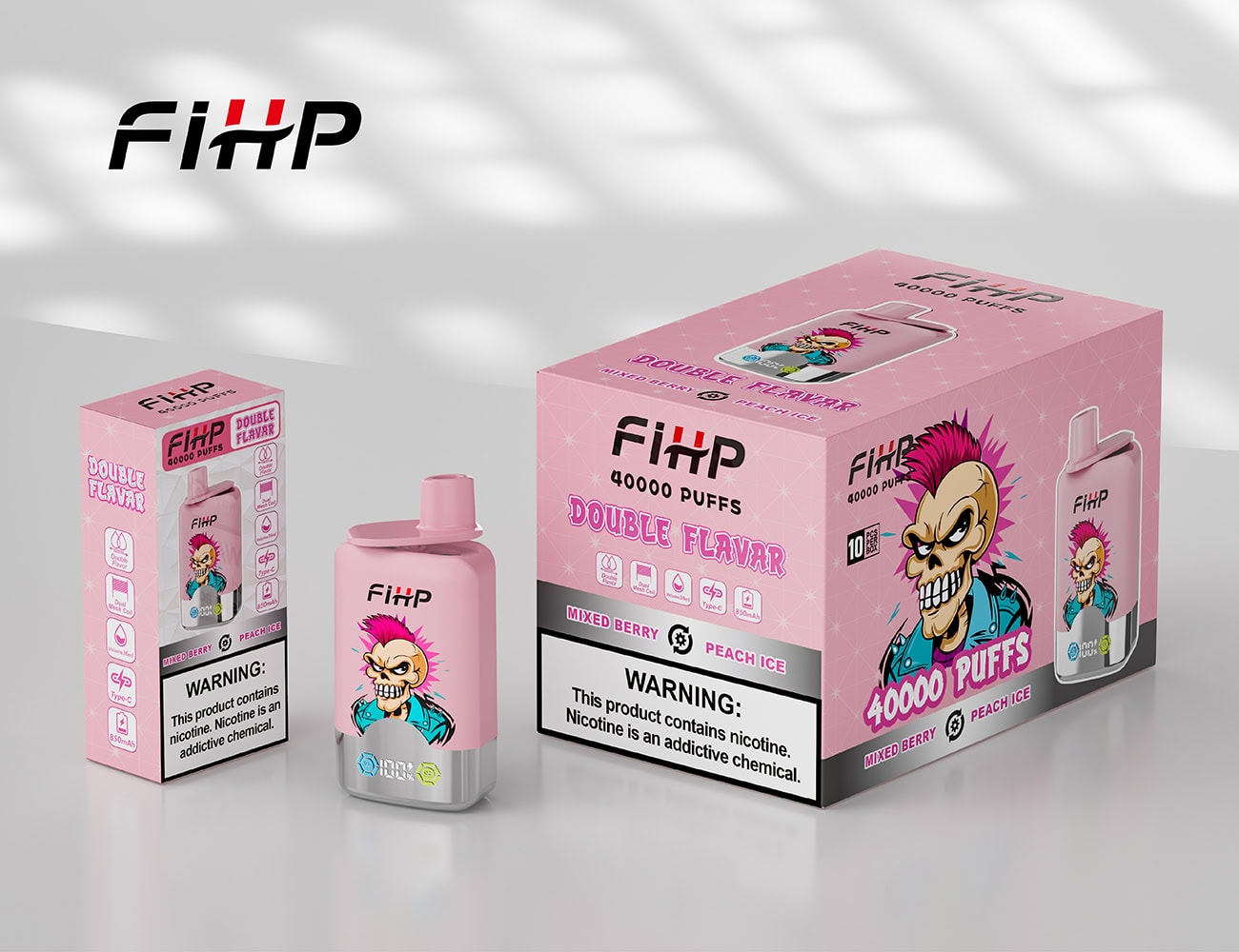 FIHP 40000 Peach Ice & Mixed Berry - Image 3