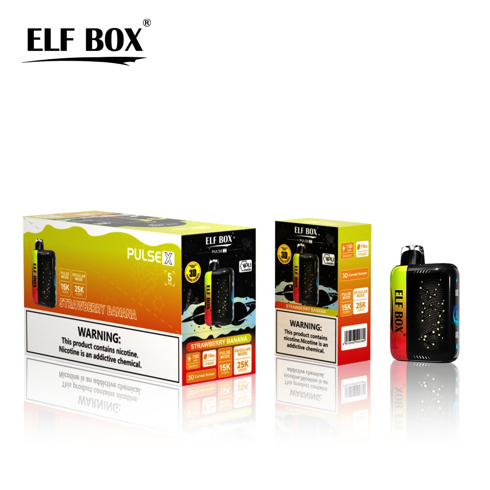 ELF BOX Pulse X 25000 Strawberry Banana – Image 2