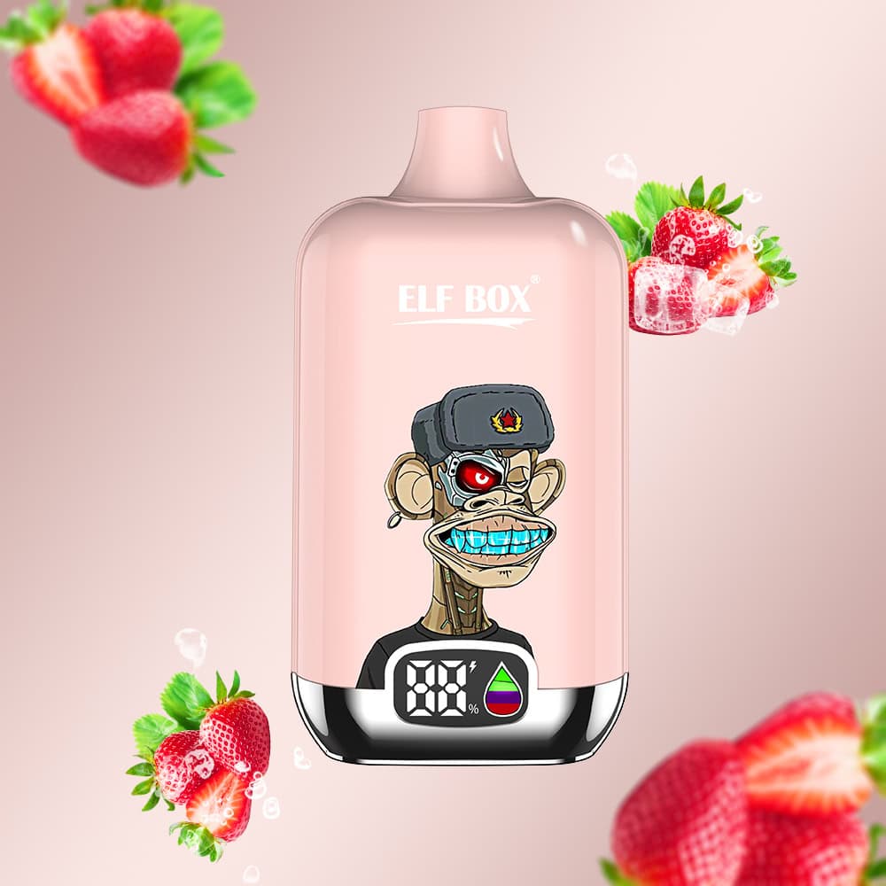 ELF BOX Digital 12000 Strawberry Ice