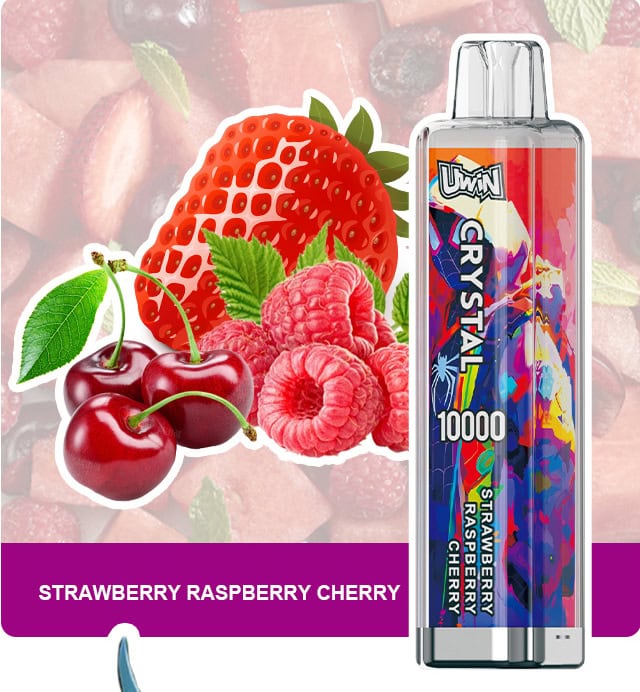 Uwin Crystal 10000 Strawberry Raspberry Cherry