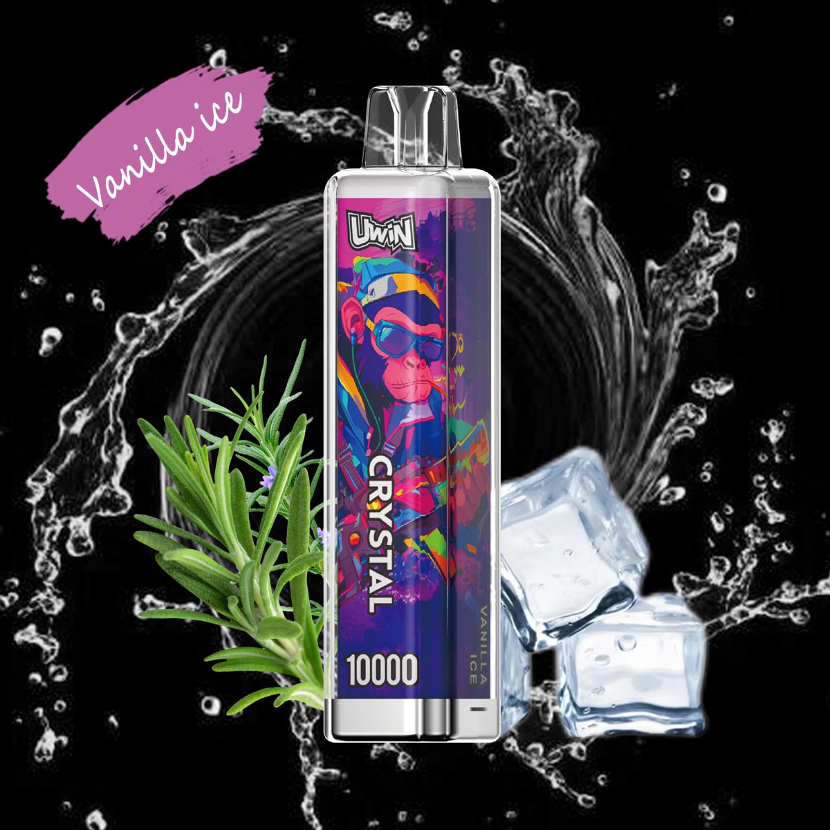 Uwin Crystal 10000 Vanilla Ice