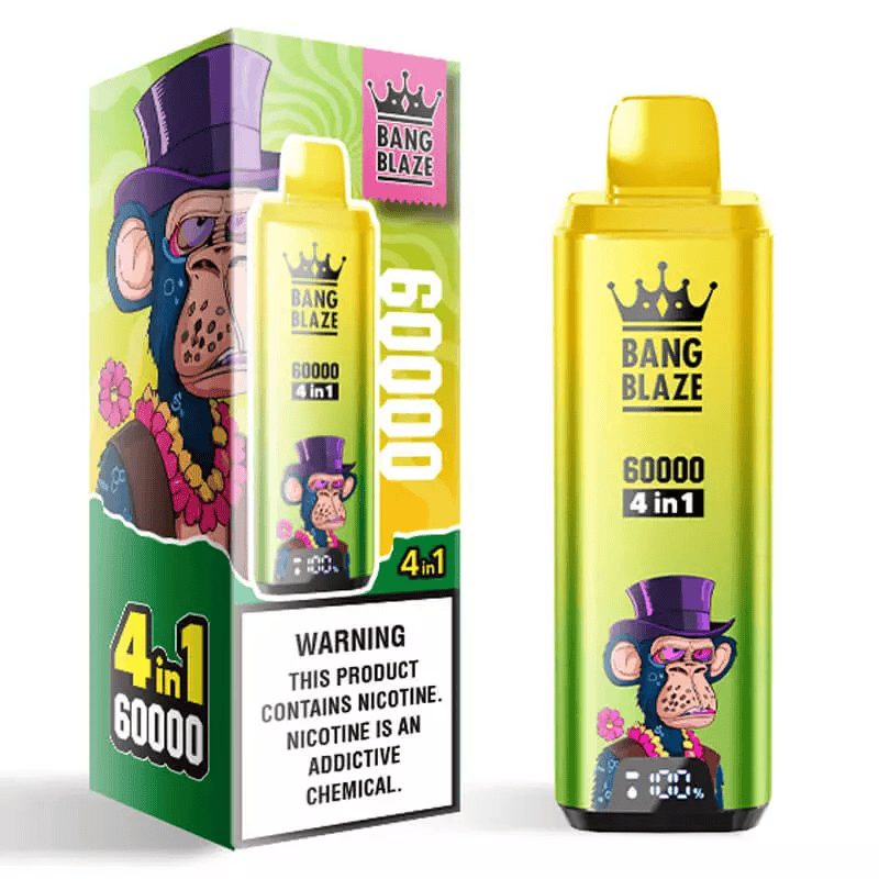 Bang Blaze 60000 Strawberry Mango & Strawberry Kiwi & Apple Grape & Watermelon Dragon Fruit - Image 2