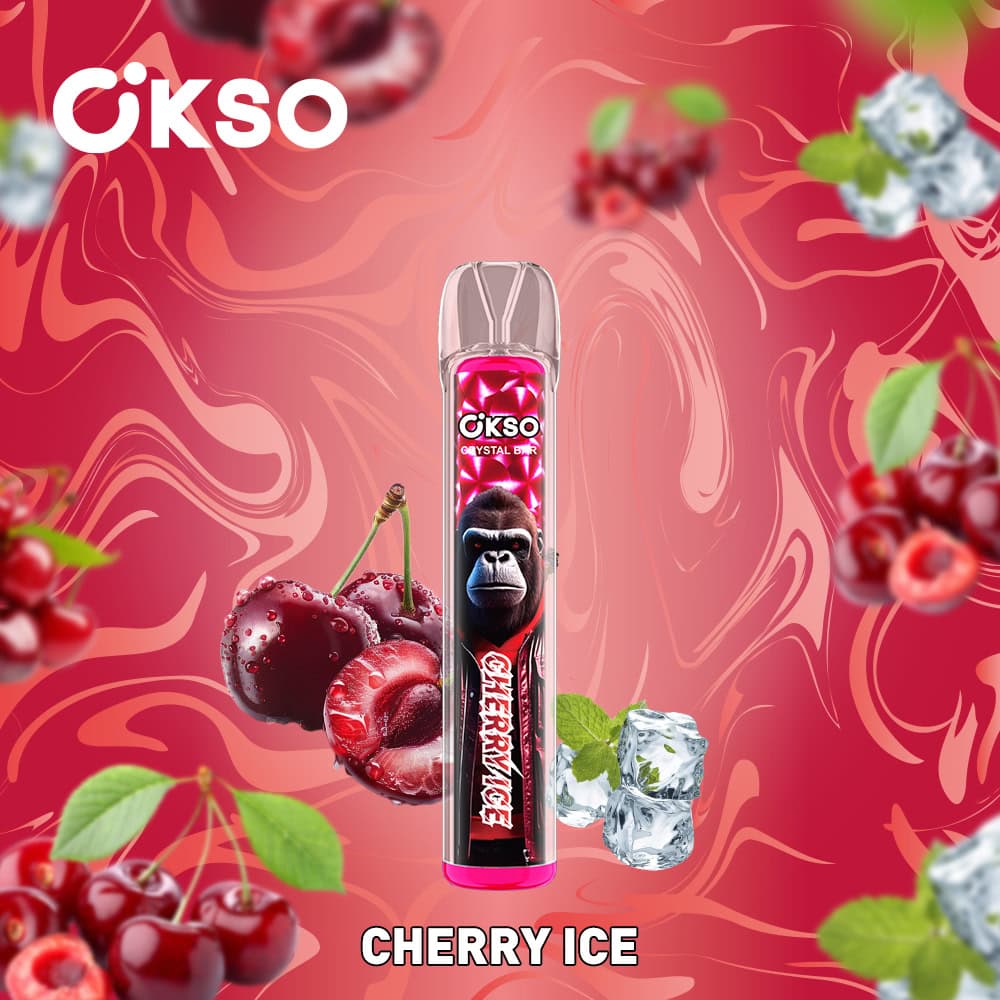 OKSO Crystal Bar 800 Cherry Ice