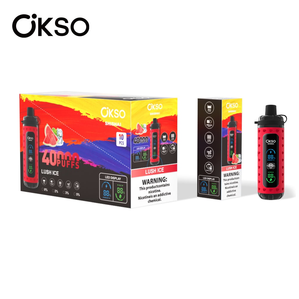 OKSO Shisha Max 40000 Lush Ice - Image 2