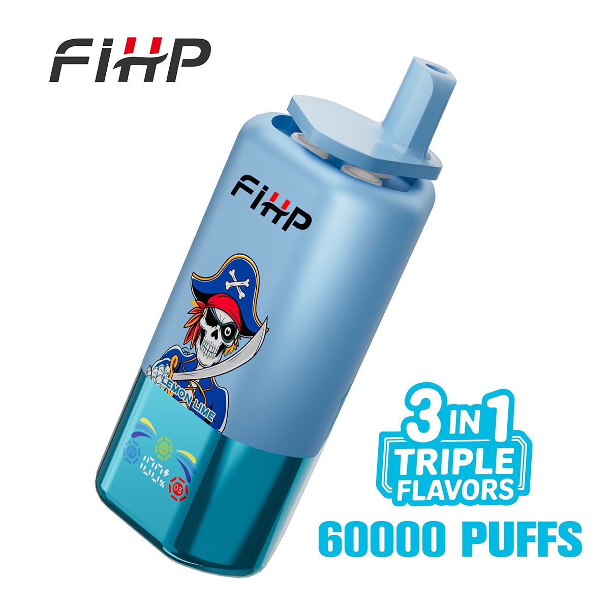 FIHP 60000 3in1 Lemon Lime & Strawberry Watermelon & Blueberry Ice