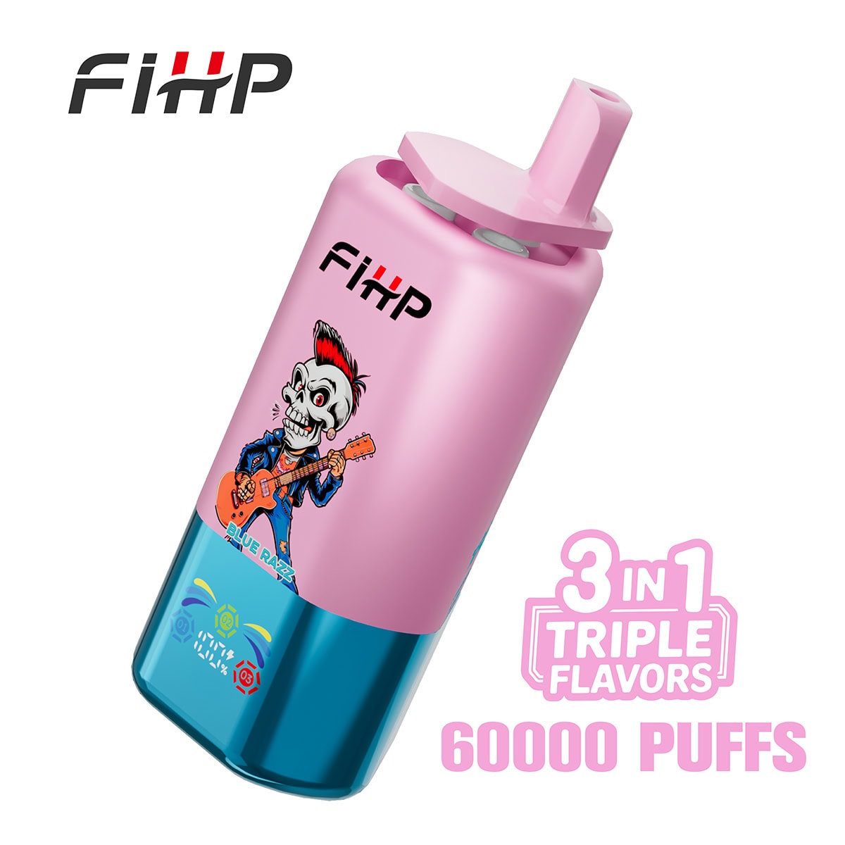 FIHP 60000 3in1 Pineapple Coconut & Blue Razz & Strawberry Banana