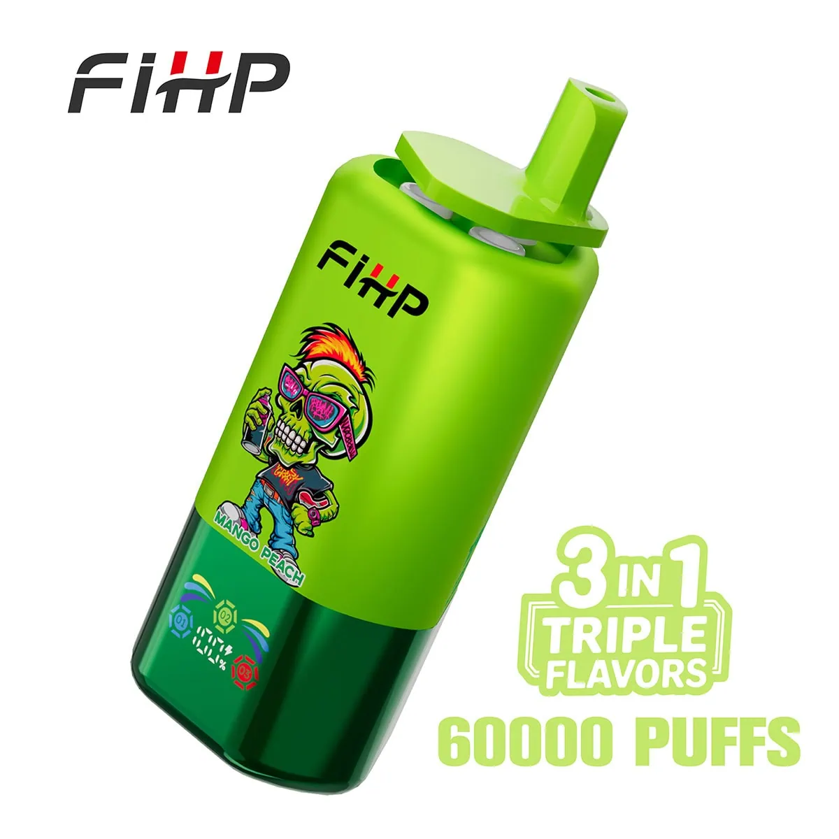 FIHP 60000 3in1 Mixed Berries & Raspberry Watermelon & Mango Peach