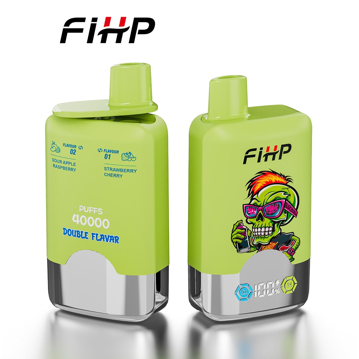 FIHP 40000 Sour Apple Raspberry & Strawberry Cherry – Bild 4