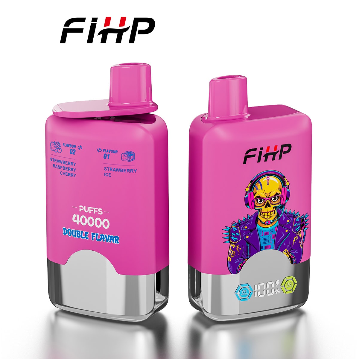 FIHP 40000 Strawberry Raspberry Cherry & Strawberry Ice - Image 4