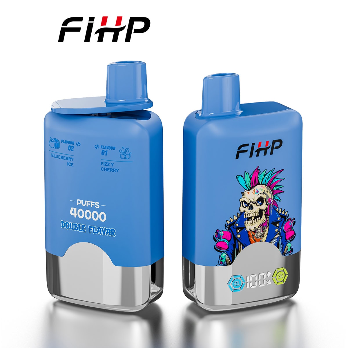 FIHP 40000 Blueberry Ice & Fizzy Cherry - Image 4