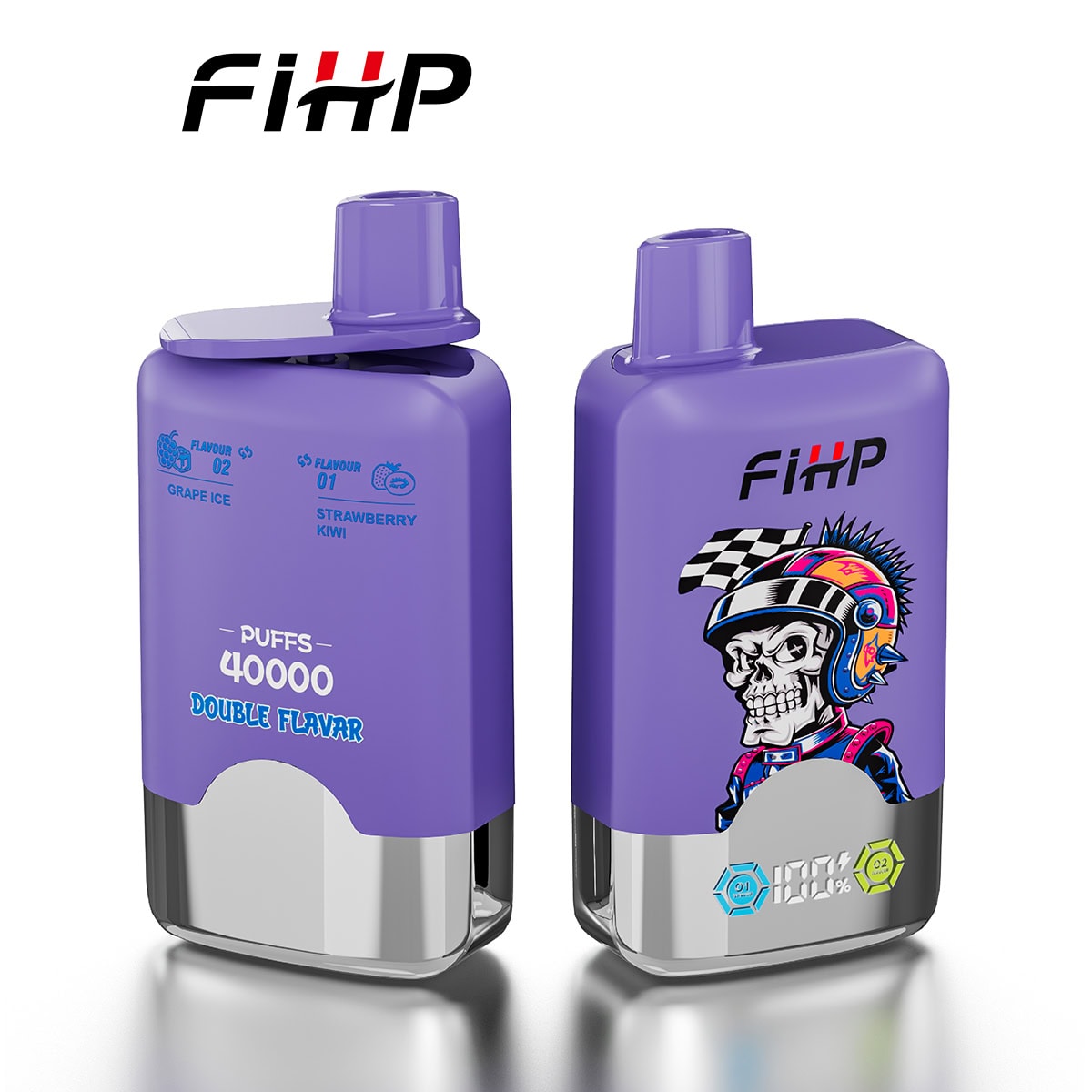 FIHP 40000 Grape Ice & Strawberry Kiwi - Image 4