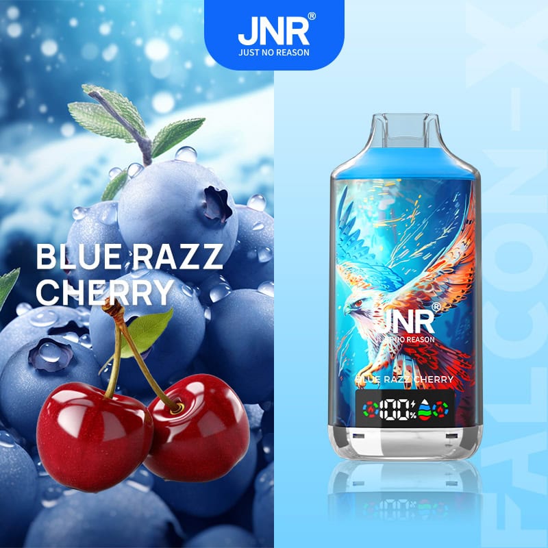 JNR Falcon X 18000 Blue Razz Cherry