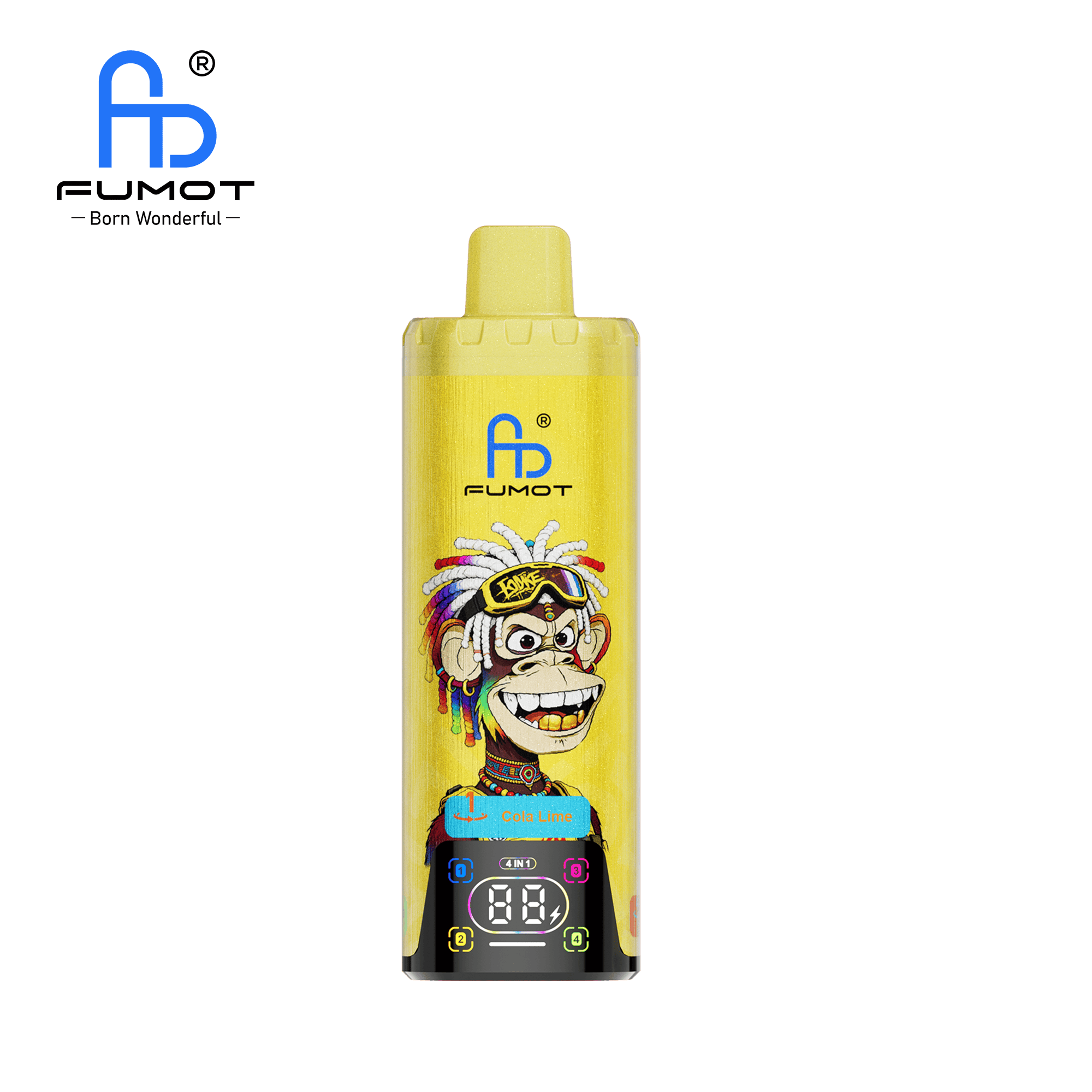 Fumot ECO 4in1 80K Cola Lime & Cherry Cola & Dr Blue & Strawberry Grape - Imagen 4