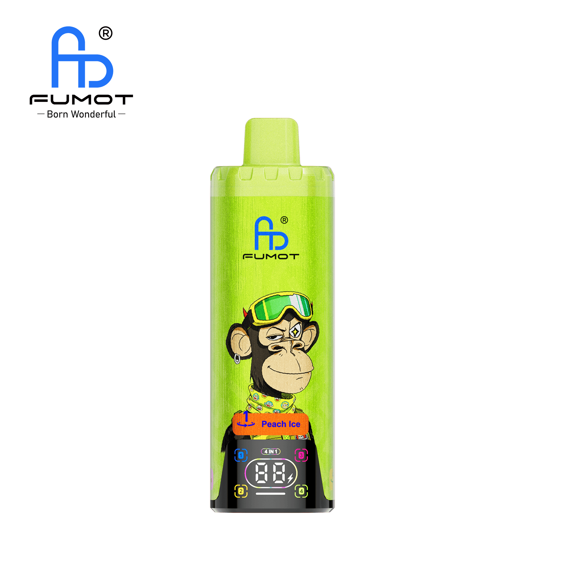 Fumot ECO 4in1 80K Peach Ice & Mixed Berries & Lemon Peach Passionfruit & Black Ice Dragonfruit Strawberry - Image 4