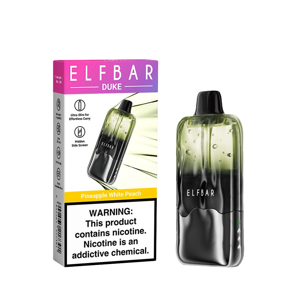 ELF BAR Duke 30000 Pineapple White Peach