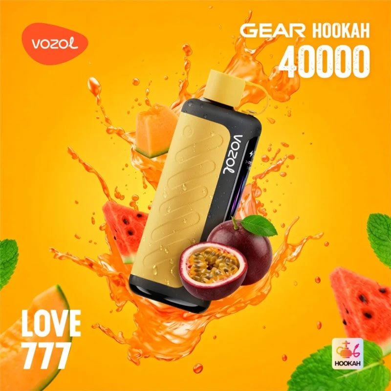 Vozol Gear Hookah 40000 Love 777
