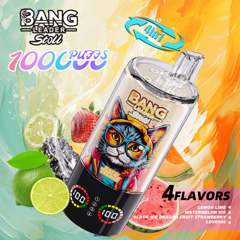 Bang Leader Stoll 100K Lemon Lime & Watermelon Ice & Black Dragon Ice & Dragon Fruit Strawberry & Love 666