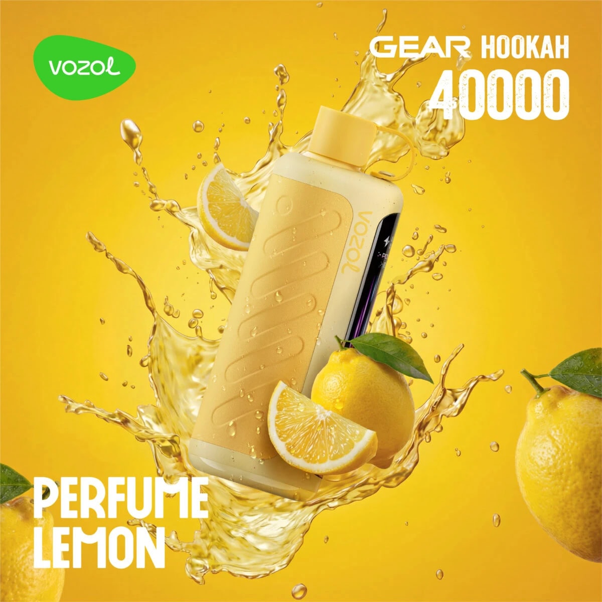 Vozol Gear Hookah 40000 Perfume Lemon