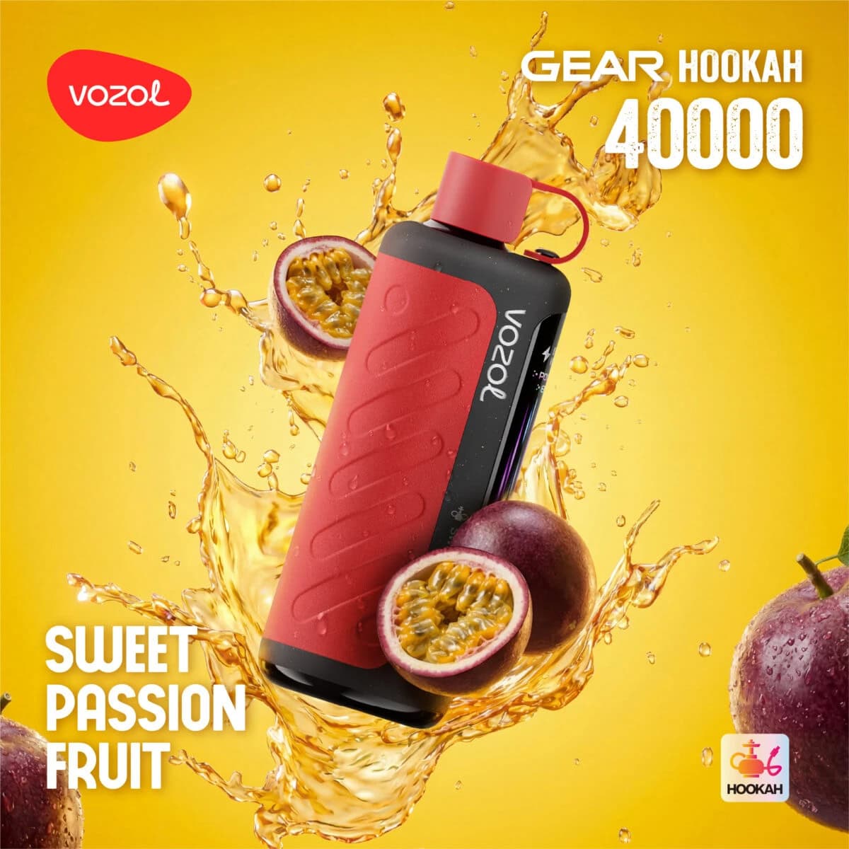 Vozol Gear Hookah 40000 Sweet Passion Fruit