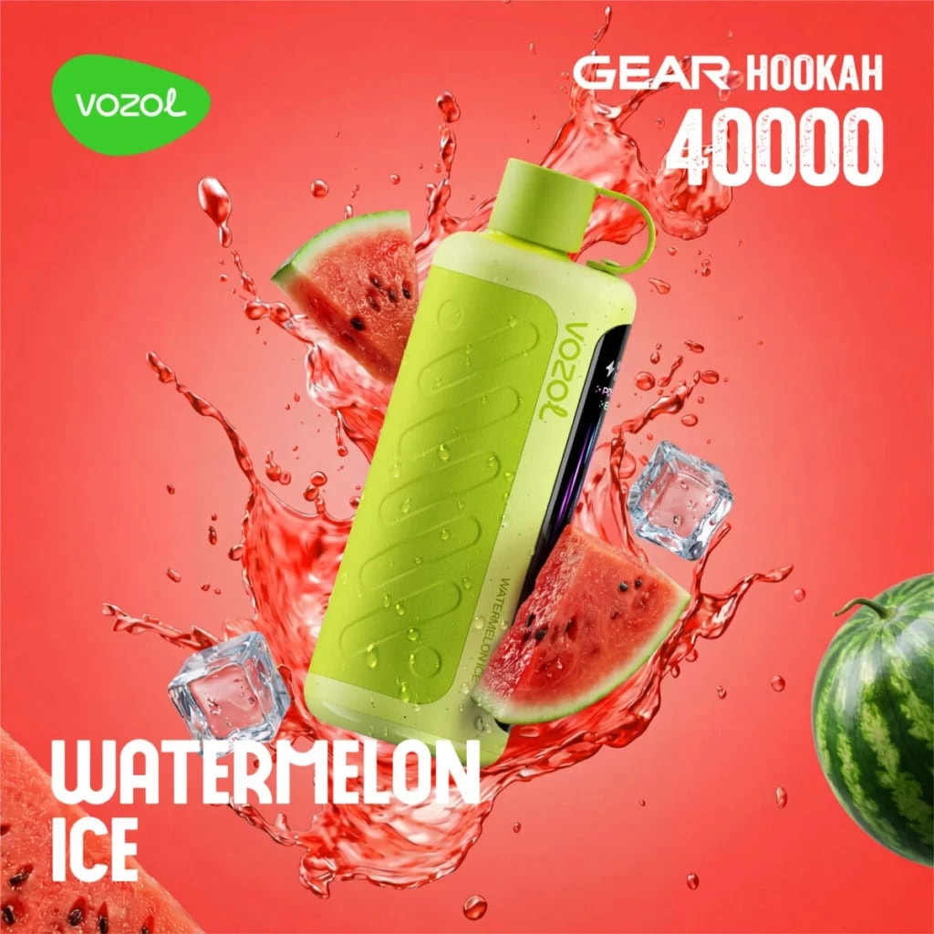 Vozol Gear Hookah 40000 Watermelon Ice