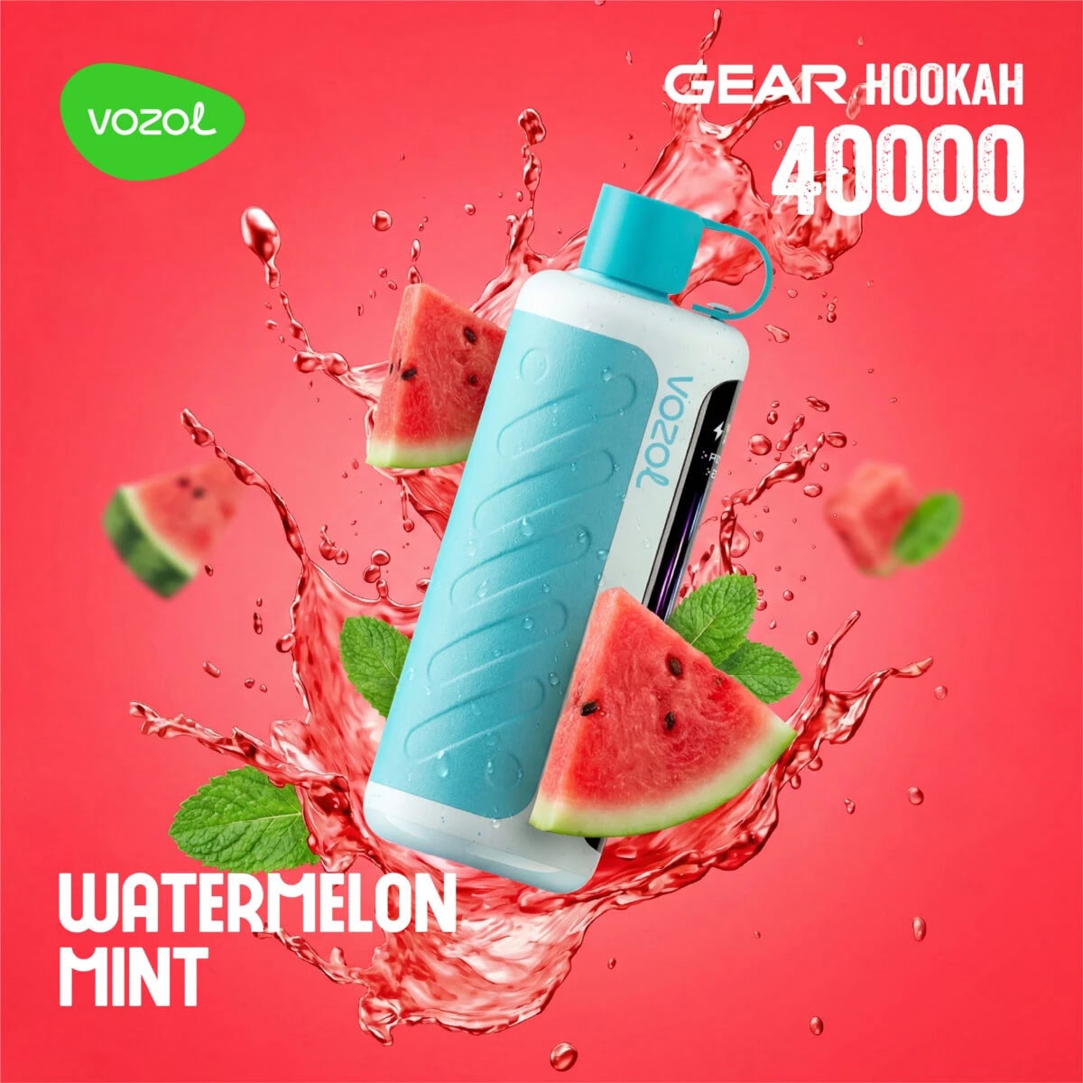 Vozol Gear Hookah 40000 Watermelon Mint