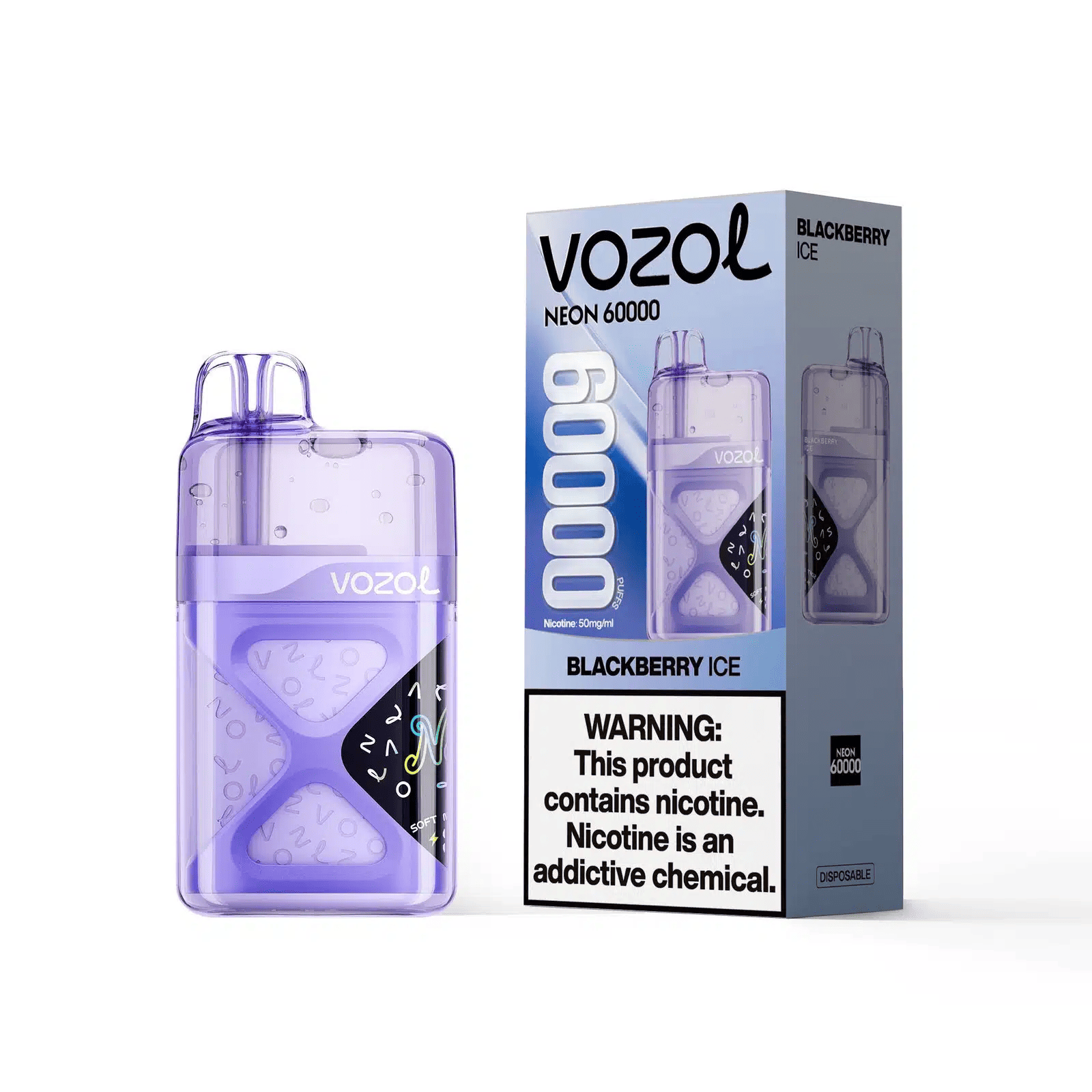 Vozol Neon 60000 Blackberry Ice - Image 2
