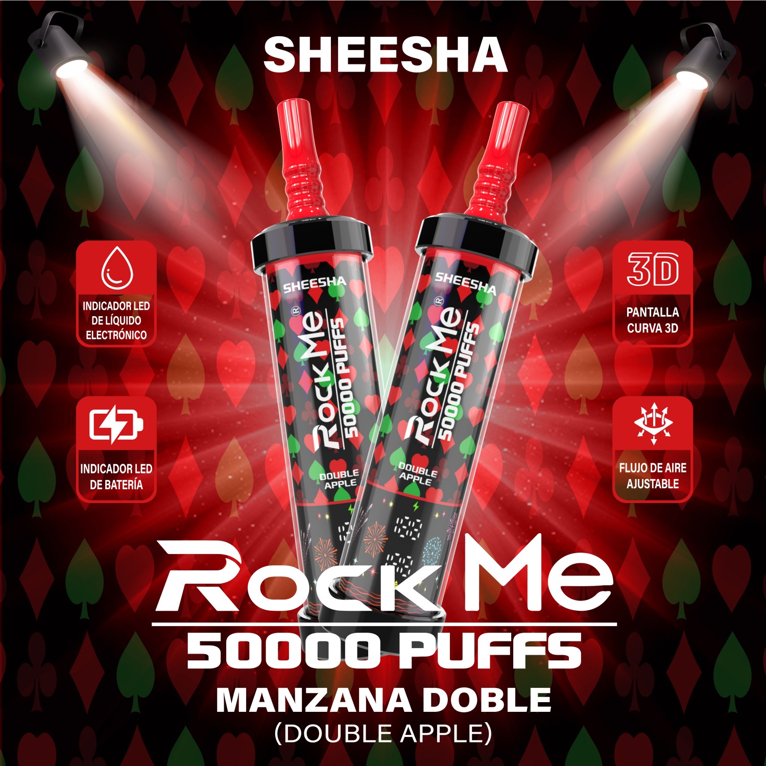 Rock Me Sheesha 50K Double Apple