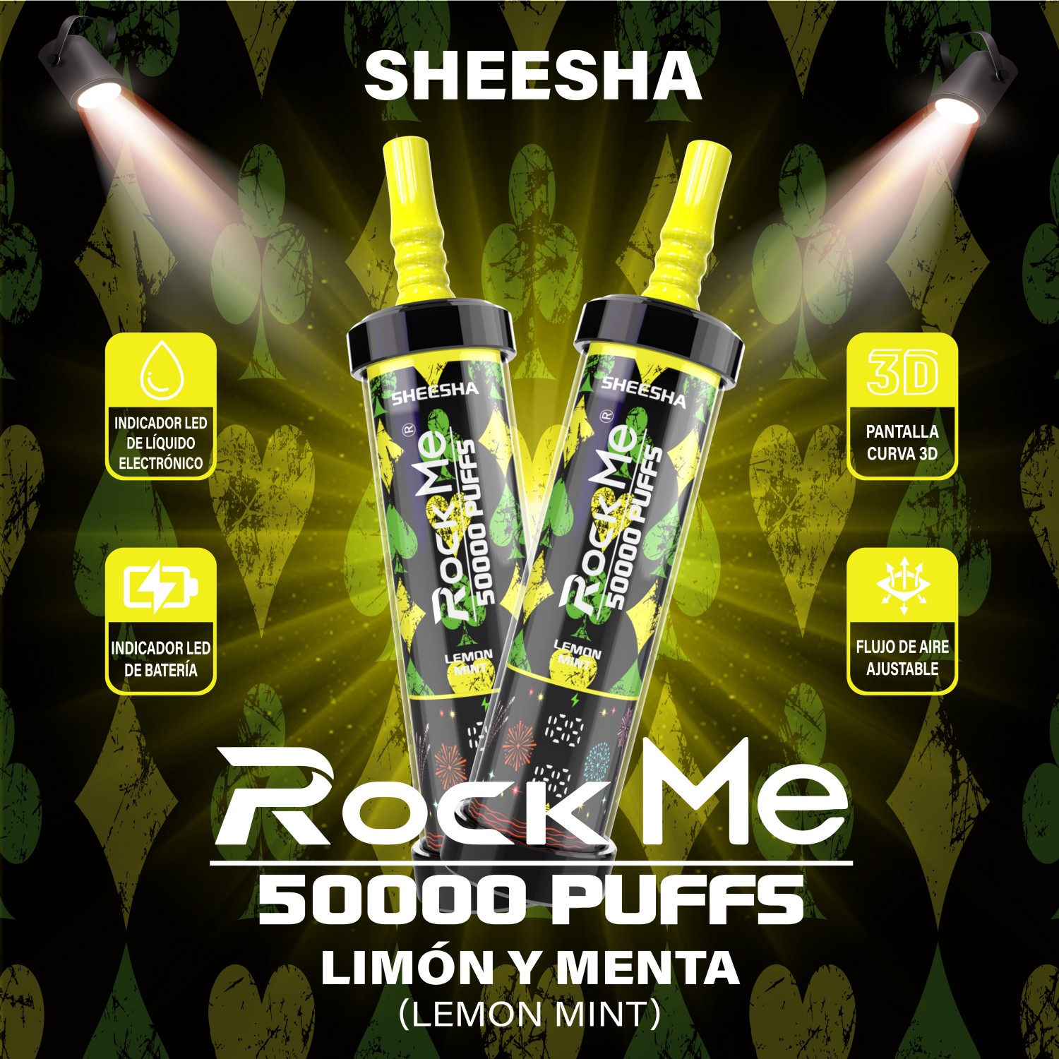 Rock Me Sheesha 50K Lemon Mint