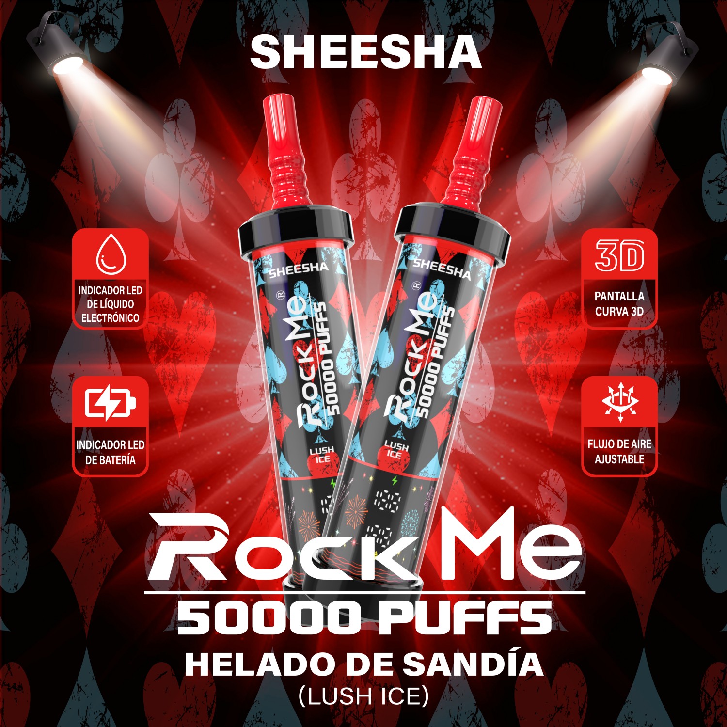 Rock Me Sheesha 50K Lush Ice
