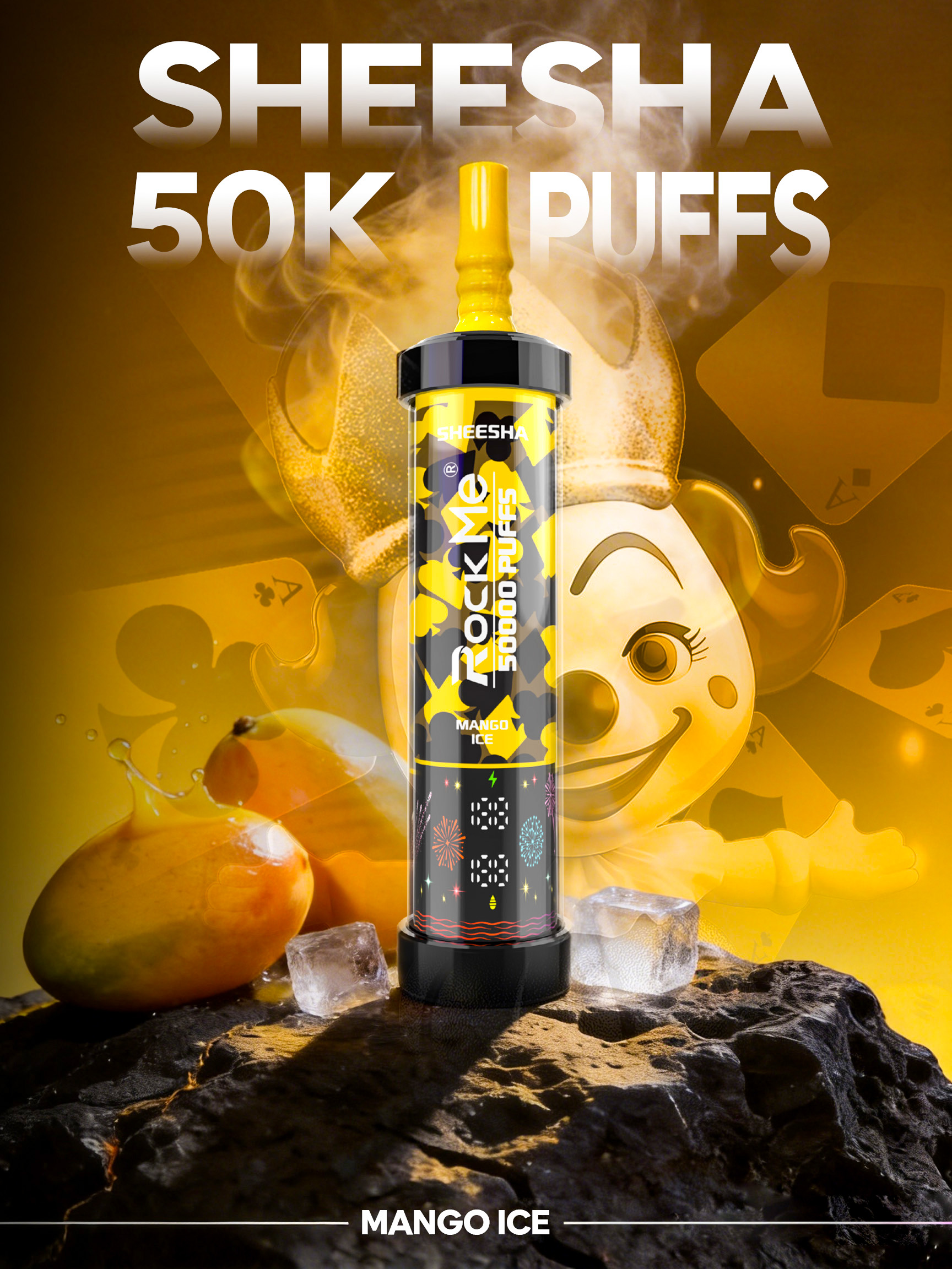 Rock Me Sheesha 50K Mango Ice - Image 2