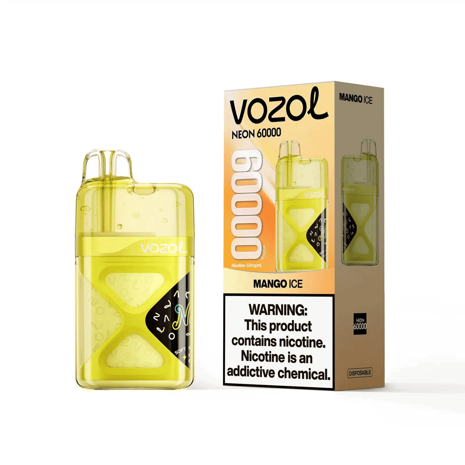 Vozol Neon 60000 Mango Ice - Image 2