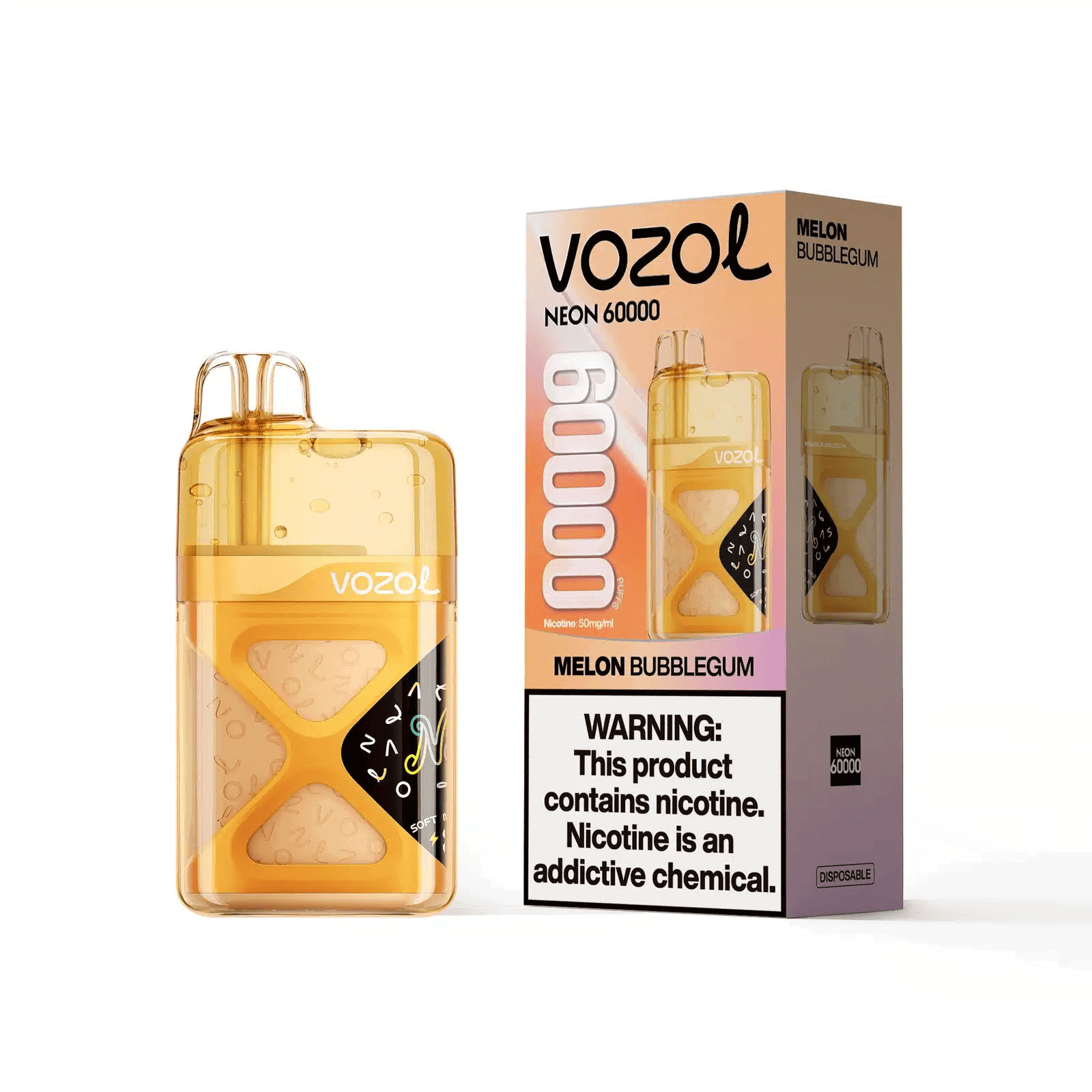 Vozol Neon 60000 Melon Bubblegum - Image 2