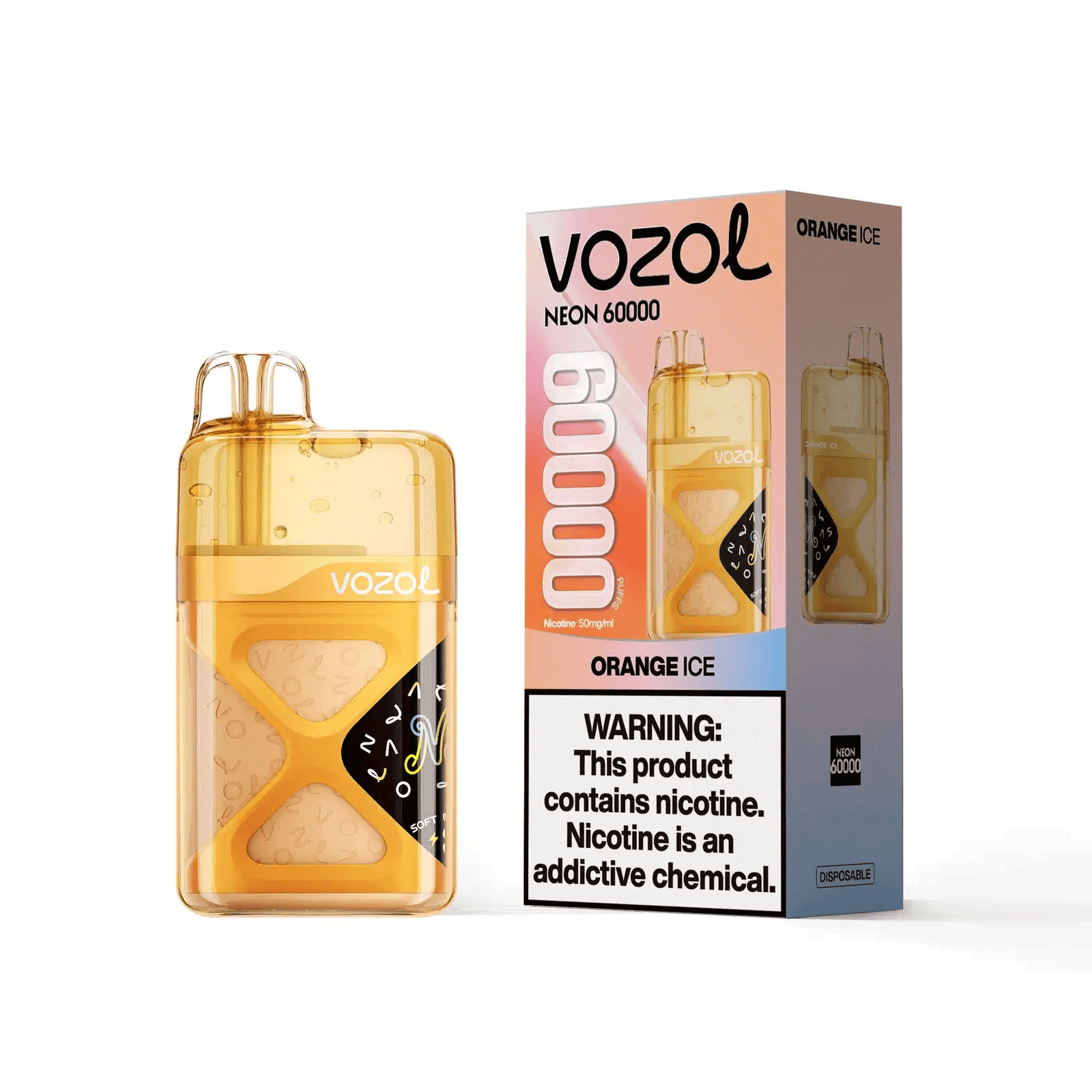 Vozol Neon 60000 Orange Ice - Image 2