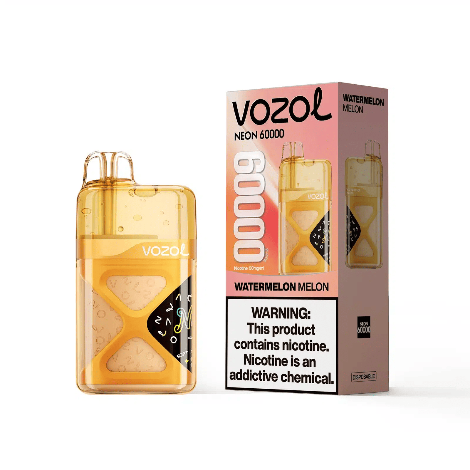 Vozol Neon 60000 Watermelon Melon - Image 2