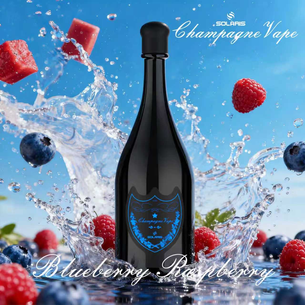 Champagne Vape 30K Blueberry Raspberry