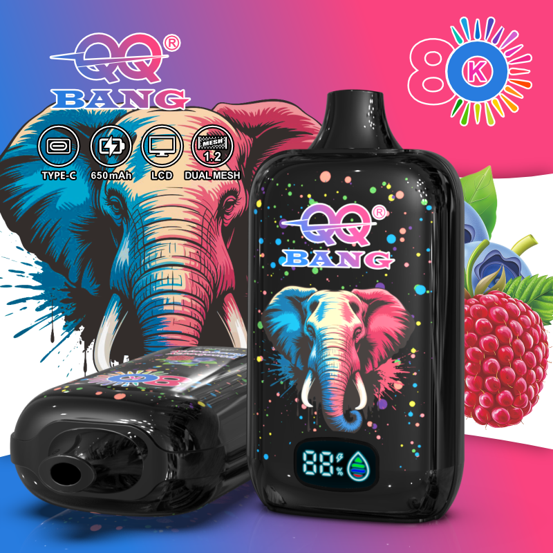 QQ Bang 80K Blueberry Raspberry