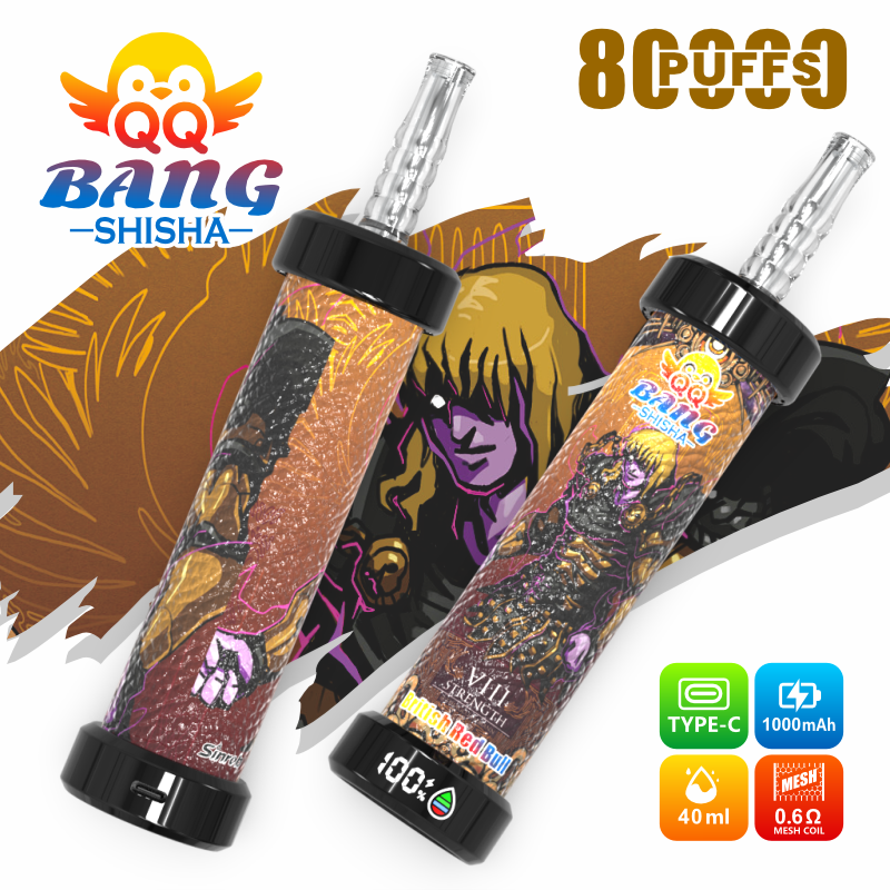 QQ Bang Shisha 80K British Red Bull