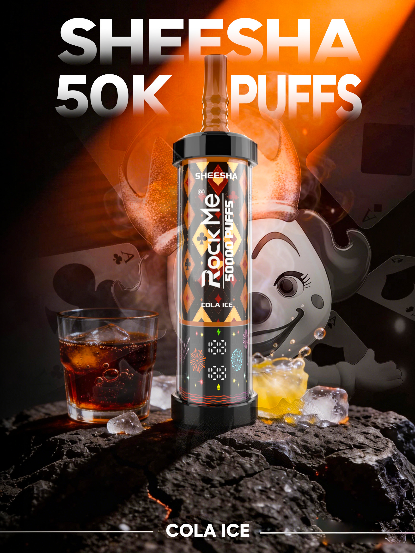 Rock Me Sheesha 50K Cola Ice - Image 2