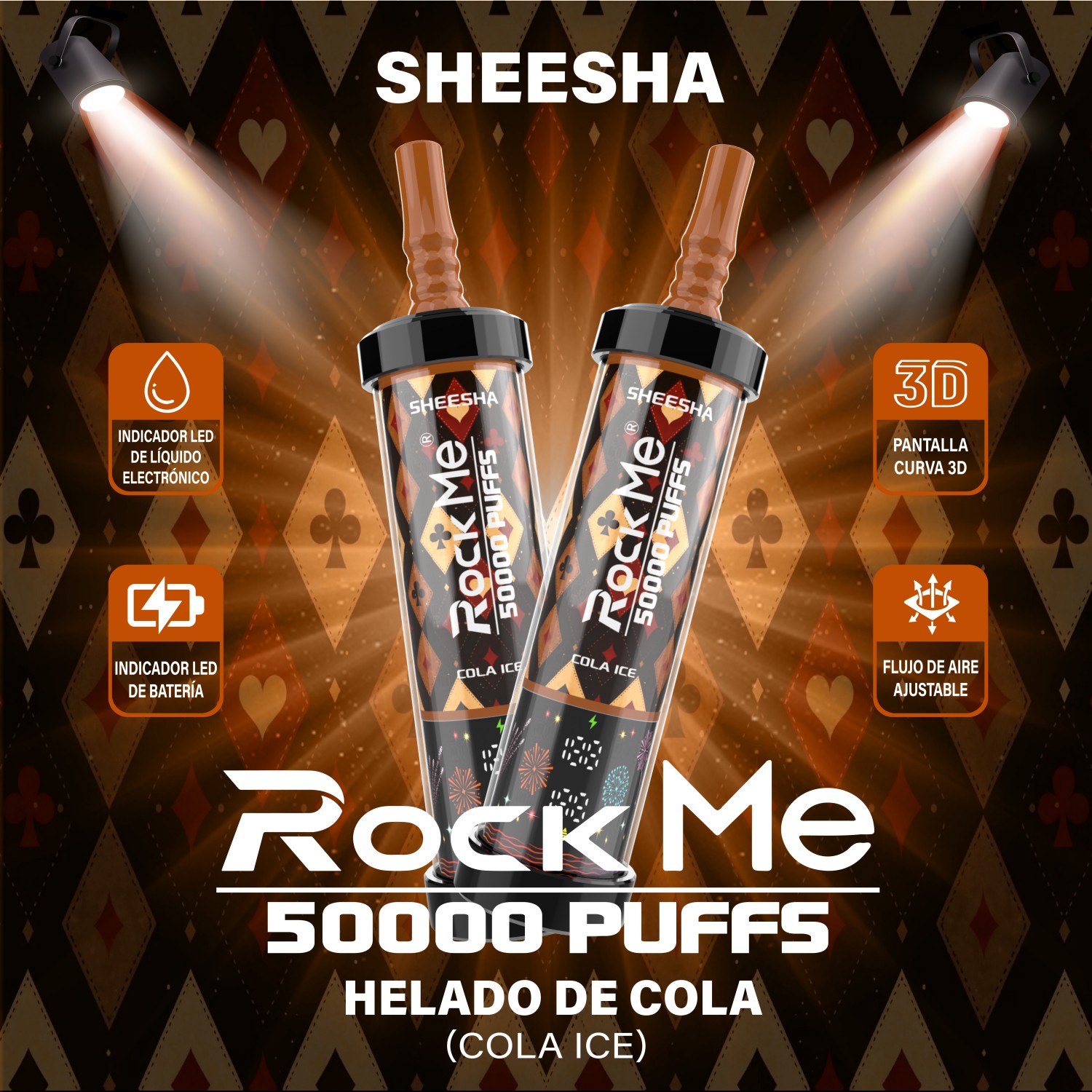 Rock Me Sheesha 50K Cola Ice